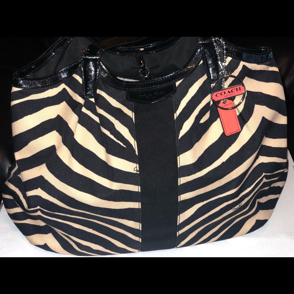 Coach Print Canvas Bag